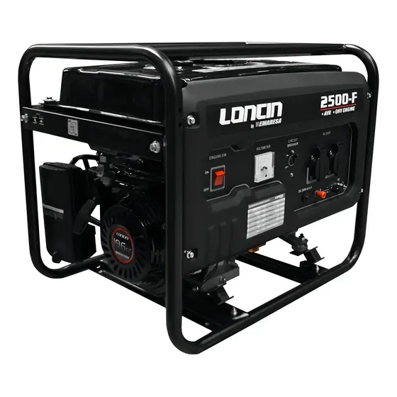Generador Loncin Gasolina 2.2 kW Monofásico 50 Hz 220V Modelo LC2500F