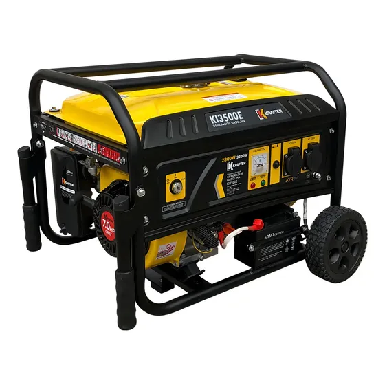 Generador Gasolina 3200W AVR Krafter KI3500E Monofásico Eléctrico