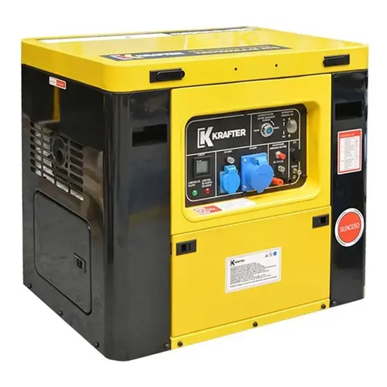 Generador Diésel Krafter 6kva Pe Insonoro C/ats