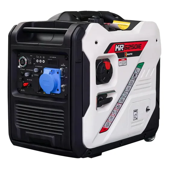 Generador Inverter 5500W Krafter KR6250IE Gasolina Eléctrico Compacto
