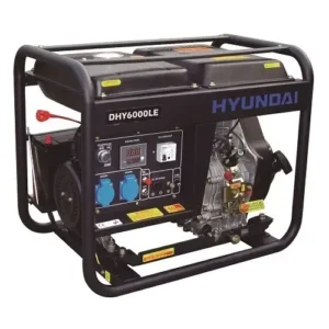Generador Hyundai Diesel 5/5,5 Kw Partida Eléctrica 220v
